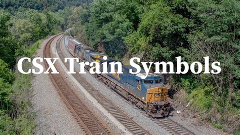 I remember symbols such as U, N and T being used on coal trains out of Corbin, . . Csx train symbols